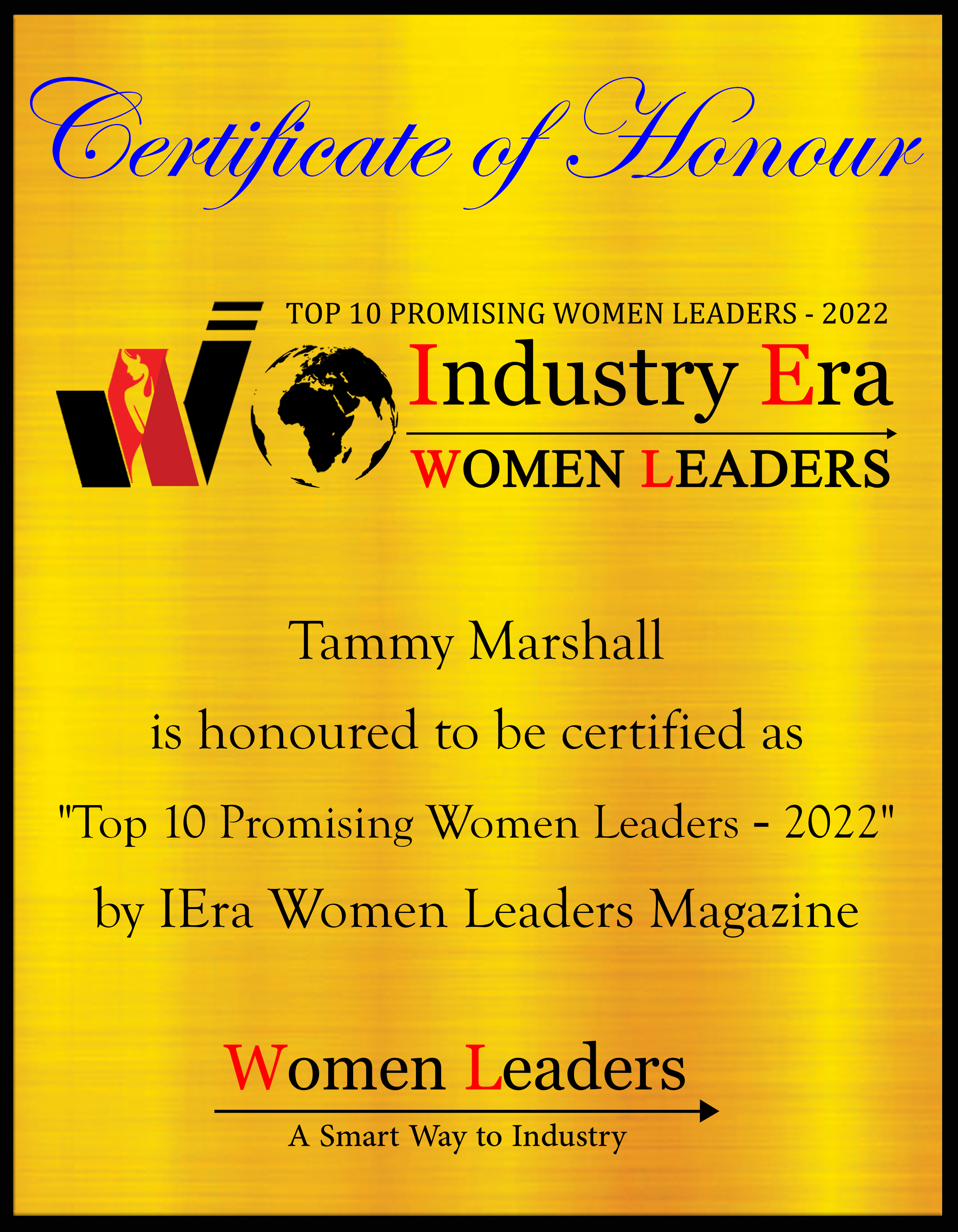Tammy Marshall, Executive Director of Brightview Senior Living, Top 10 Promising Women Leaders of 2022