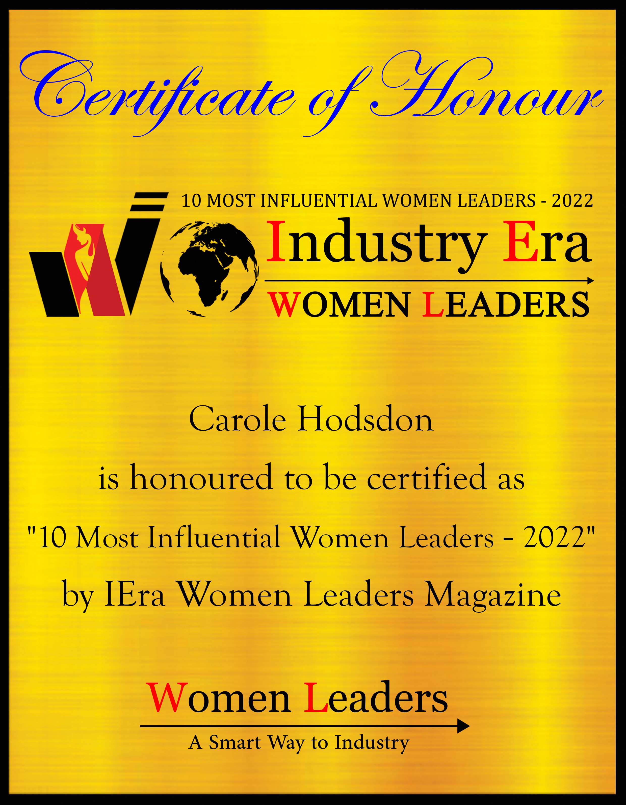 Carole Hodsdon, CIO of Help at Home, 10 Most Influential Women Leaders of 2022