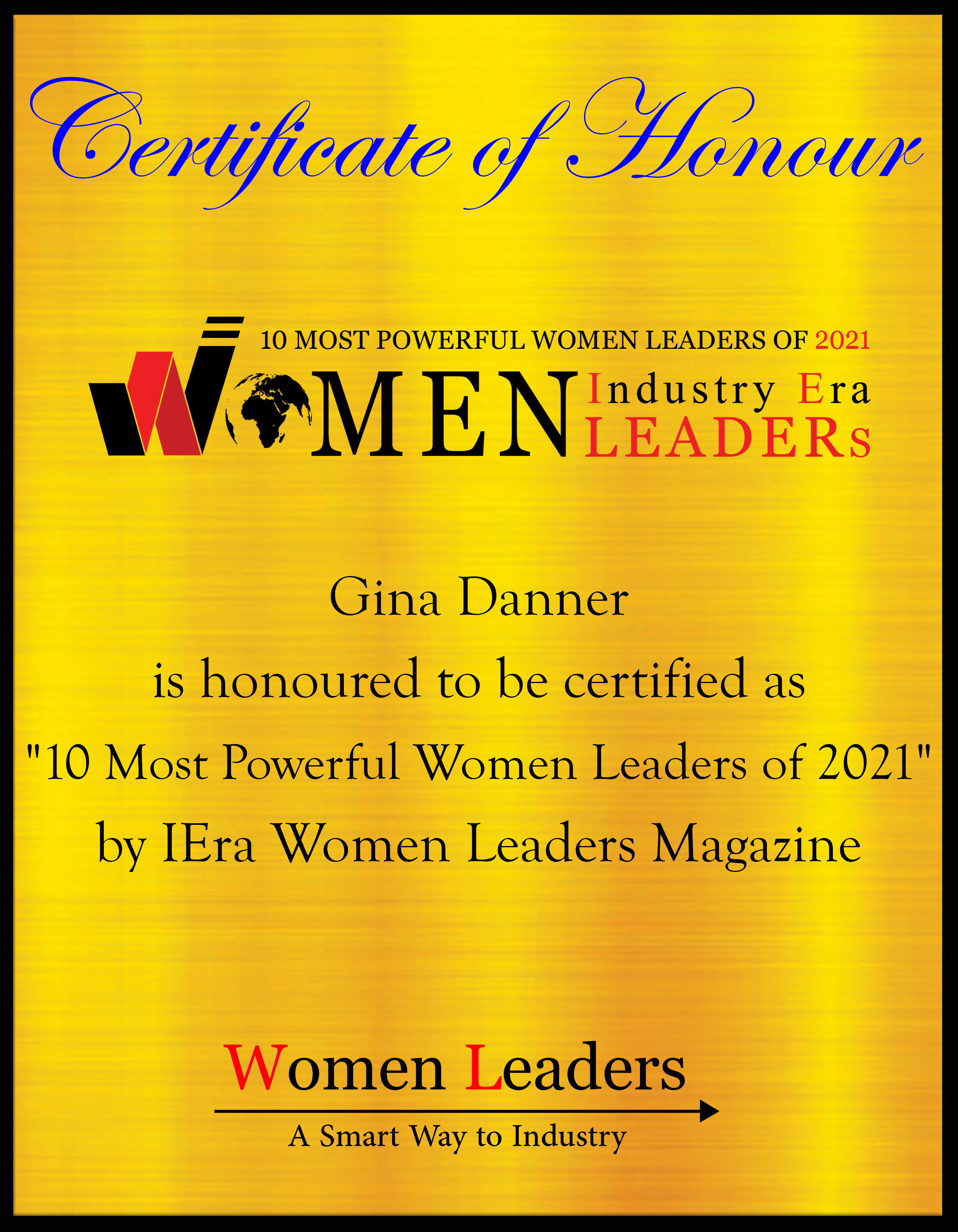 Gina Danner, Owner & CEO of NextPage, 10 Most Powerful Women Leaders of 2021