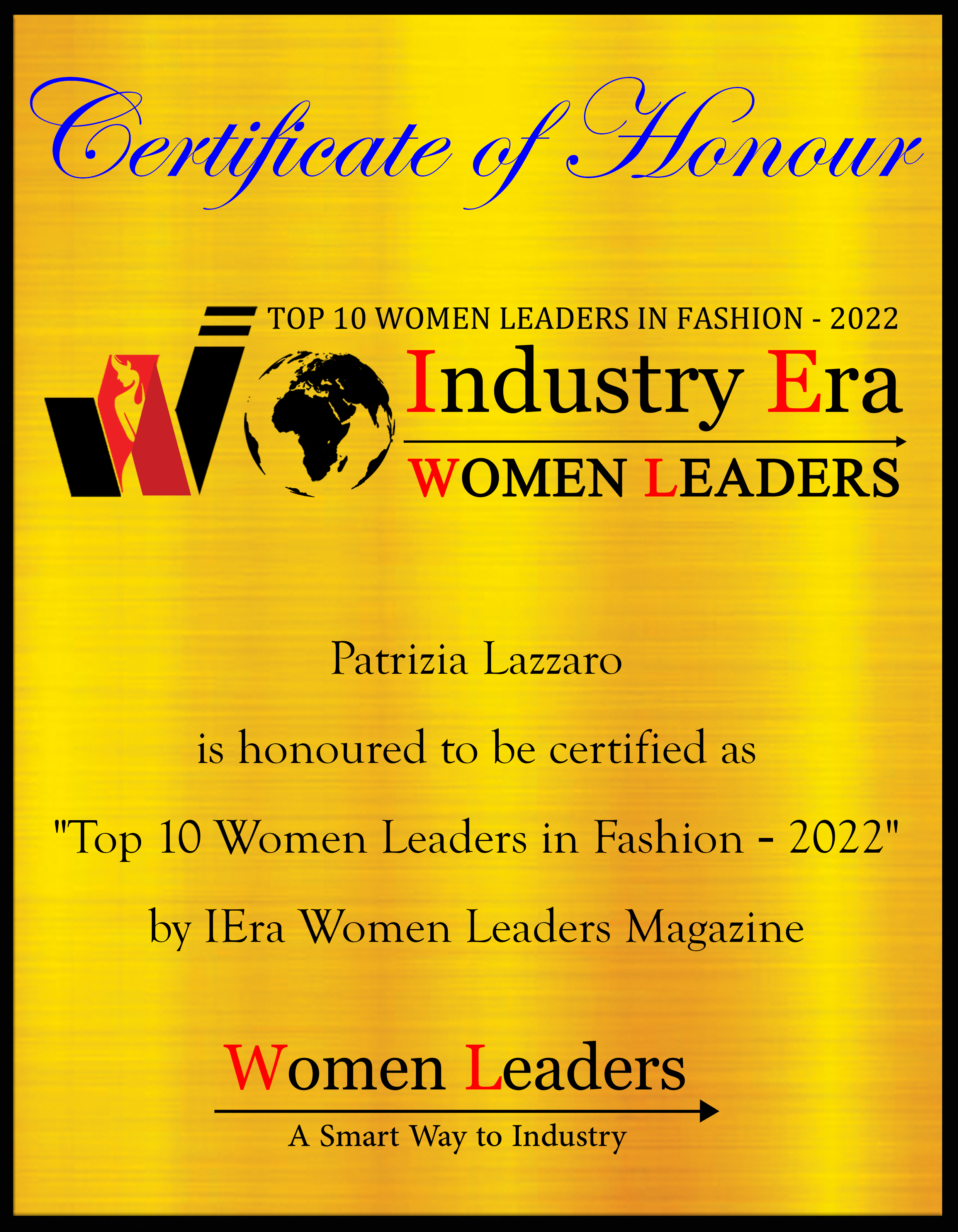 Patrizia Lazzaro, Vice President Global E-commerce at Guess Europe Sagl, Top 10 Women Leaders in Fashion of 2022